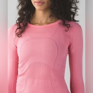 lululemon athletica Pink Long Sleeve Tee